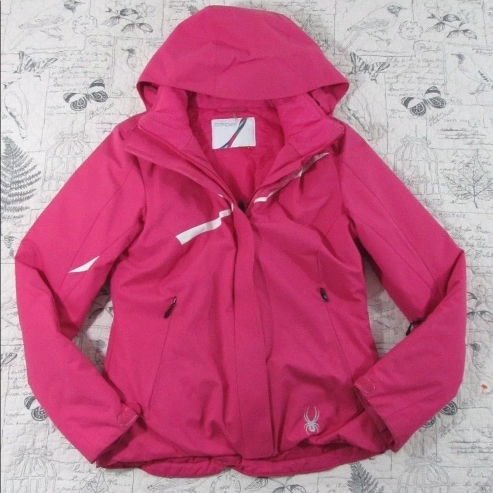 Spyder snow ski jacket women’s 6. W/ gloves